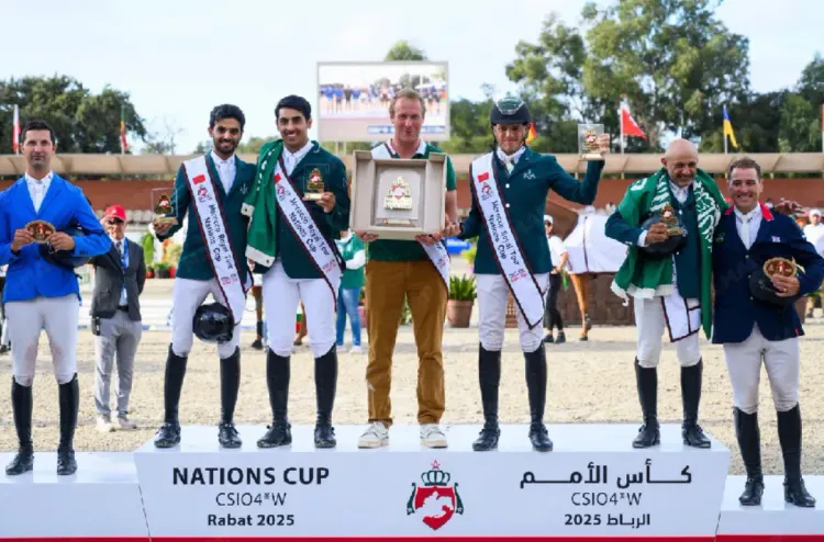 الدوري الملكي المغربي للقفز على الحواجز (مرحلة الرباط).. المنتخب السعودي يفوز بكأس الأمم 2025