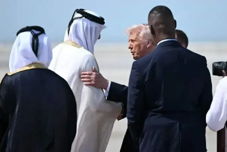 الرئيس الامريكي يصل الدوحة ثاني محطة في جولته الخليجية