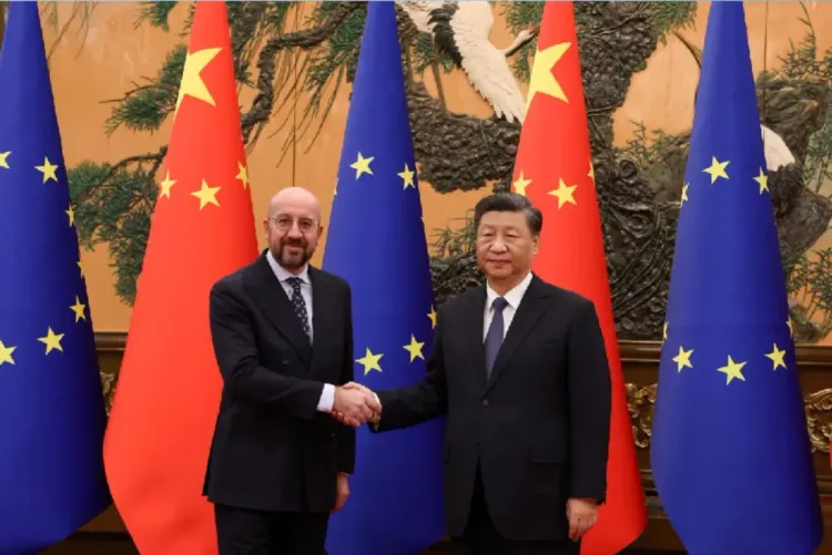 الرئيس الصيني يدعو لتعزيز العلاقات مع الاتحاد الأوروبي
