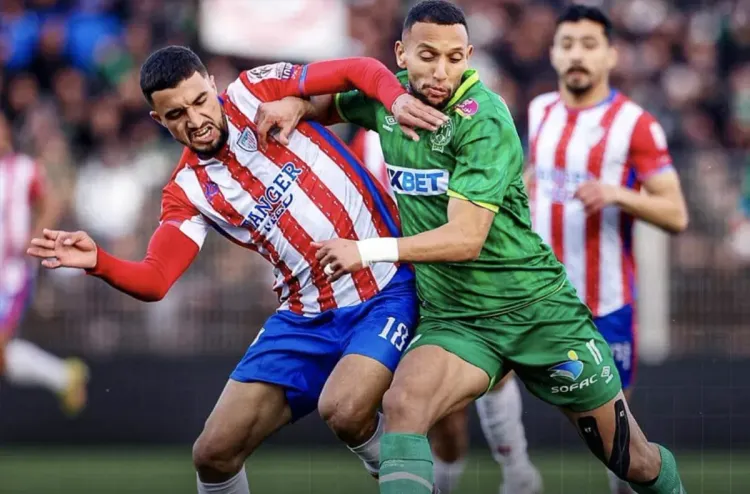 كأس العرش لكرة القدم.. الرجاء الرياضي والمغرب التطواني يتأهلان إلى الدور ربع النهائي