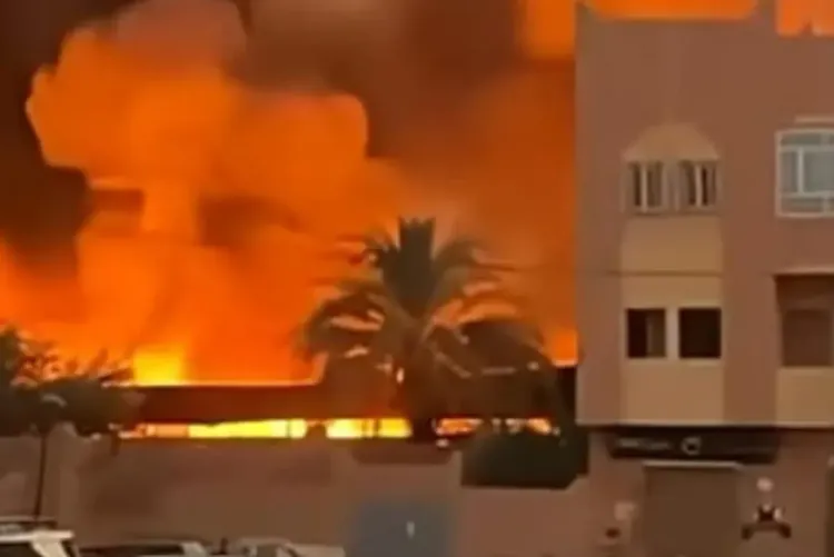 الريصاني.. حريق بالسوق الأسبوعي دون تسجيل ضحايا (الوقاية المدنية)