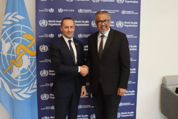 السيد التهراوي يتباحث بجنيف مع المدير العام لمنظمة الصحة العالمية