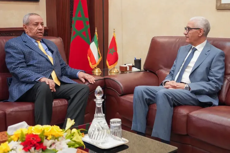 رئيس مجلس النواب يتباحث مع رئيس الديوان الوطني لحقوق الإنسان بدولة الكويت