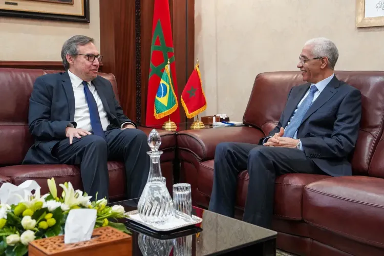 السيد الطالبي العلمي يتباحث مع سفير البرازيل بالرباط