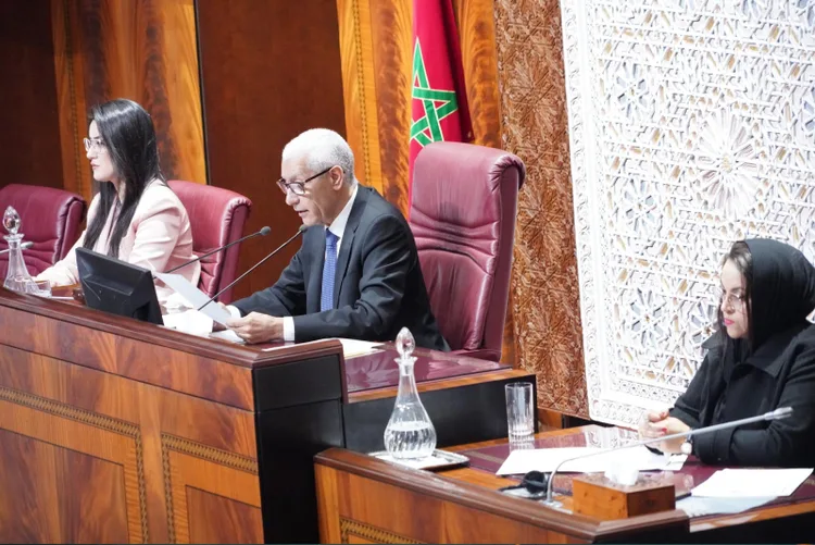 برقية ولاء وإخلاص مرفوعة إلى جلالة الملك من رئيس مجلس النواب بمناسبة اختتام الدورة الثانية من السنة التشريعية الرابعة