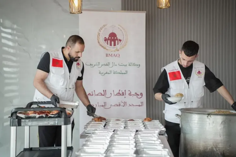 القدس: إختتام العملية الإنسانية الكبرى لوكالة بيت مال القدس الشريف مع نهاية شهر الصيام