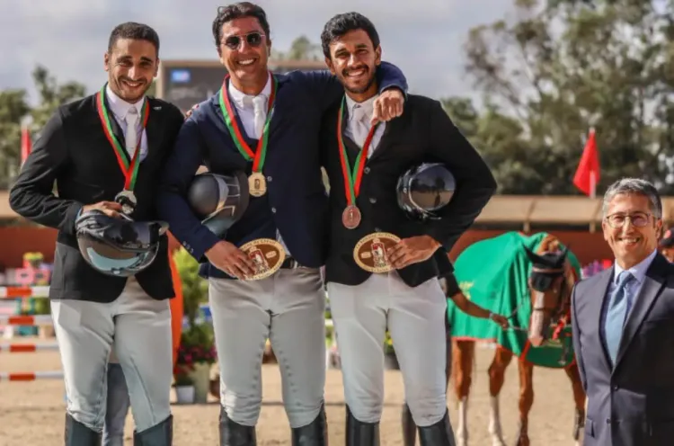 أسبوع الفرس 2023: الفارس الغالي الشاوي يتوج بطلا للمغرب لفئة الكبار متوسط في القفز على الحواجز