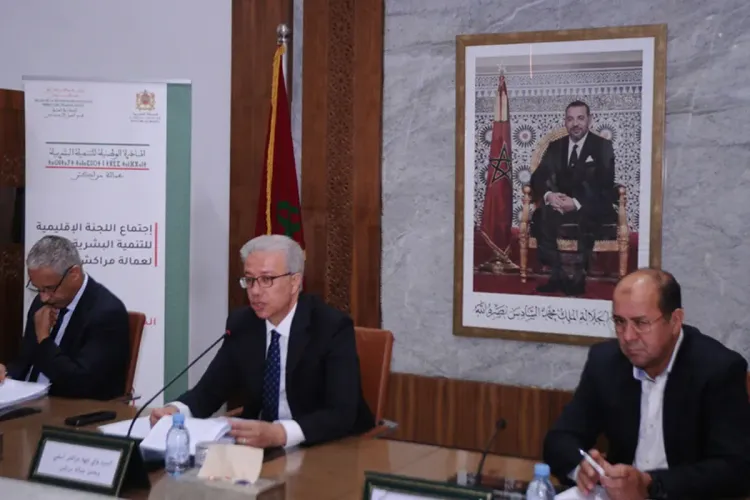 مراكش : اللجنة الإقليمية للتنمية البشرية تصادق على مجموعة مشاريع لإدماح الشباب وتحسين الدخل