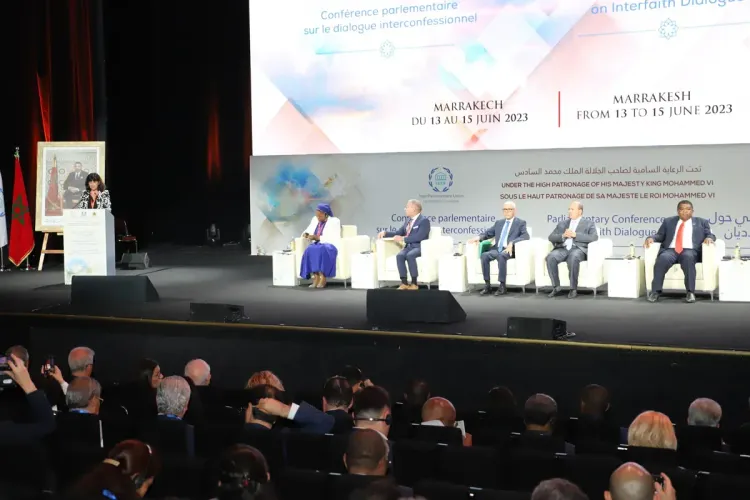 إفتتاح أشغال المؤتمر البرلماني حول الحوار بين الأديان بمراكش