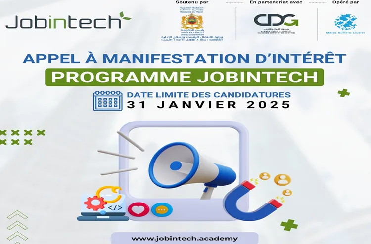 "المغرب الرقمي 2030".. إطلاق طلب إبداء الاهتمام لتنفيذ برنامج "JobInTech"