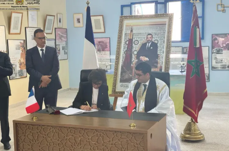 المغرب-فرنسا .. توقيع عدة اتفاقيات تعاون في المجال الثقافي