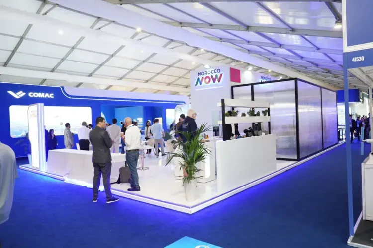 معرض فارنبورو الدولي للطيران: مجموعة الصناعات المغربية للطيران والفضاء تواكب الوكالة المغربية لتنمية الاستثمارات والصادرات للترويج لعرض المغرب