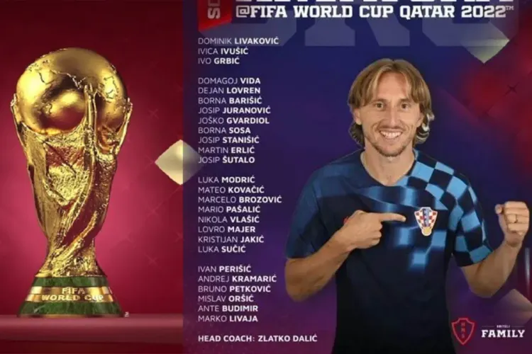 مودريتش يترأس قائمة كرواتيا للمونديال