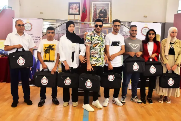 المنظمة العلوية لرعاية المكفوفين بالمغرب تحتفي بالتلاميذ المتفوقين في امتحانات البكالوريا