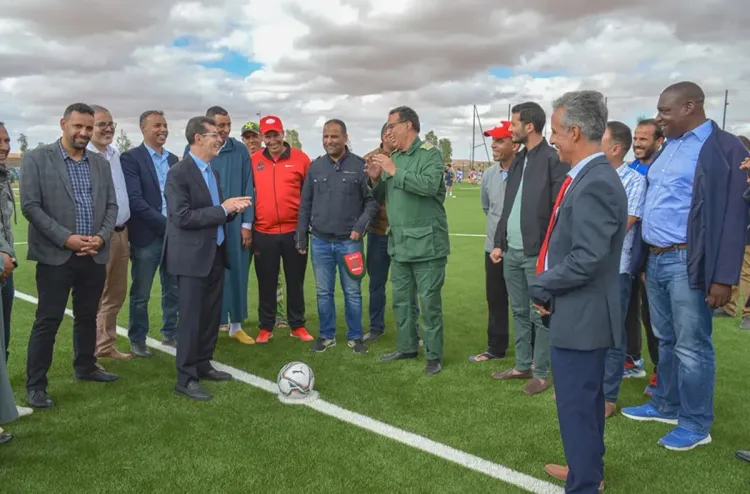 الجامعة الملكية المغربية تسلم ملعبين جديدين بإيمينتانوت وشيشاوة