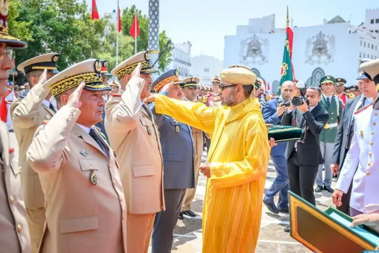 جلالة الملك يترأس بتطوان حفل أداء القسم للضباط المتخرجين من المدارس العليا العسكرية وشبه العسكرية