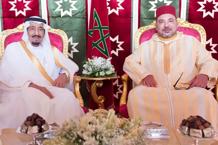 برقية تهنئة إلى جلالة الملك من خادم الحرمين الشريفين بمناسبة عيد الفطر المبارك