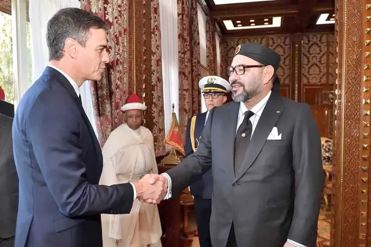 جلالة الملك يبعث برقية شكر وامتنان إلى رئيس حكومة تصريف الأعمال بالمملكة الإسبانية