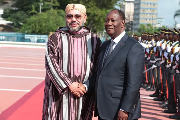 جلالة الملك يهنئ رئيس جمهورية كوت ديفوار بمناسبة احتفال بلاده بعيدها الوطني