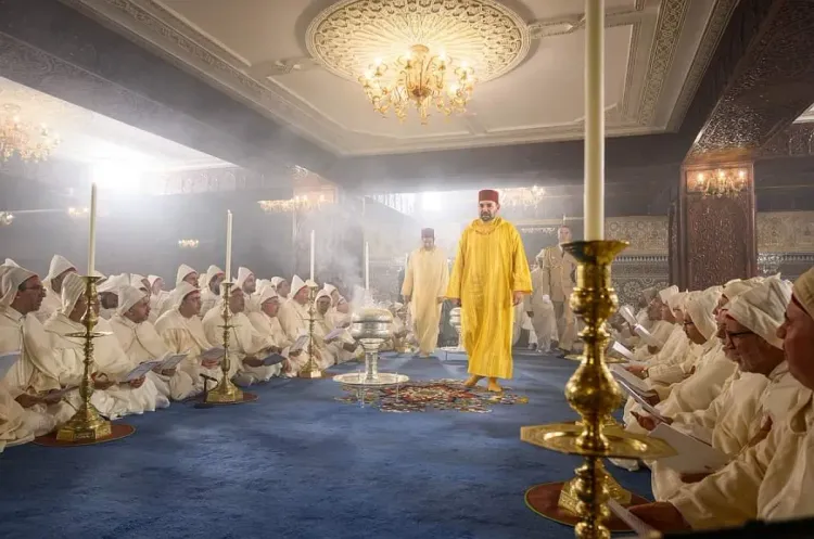 أمير المؤمنين يترأس حفلا دينيا إحياء للذكرى الخامسة والعشرين لوفاة جلالة المغفور له الملك الحسن الثاني