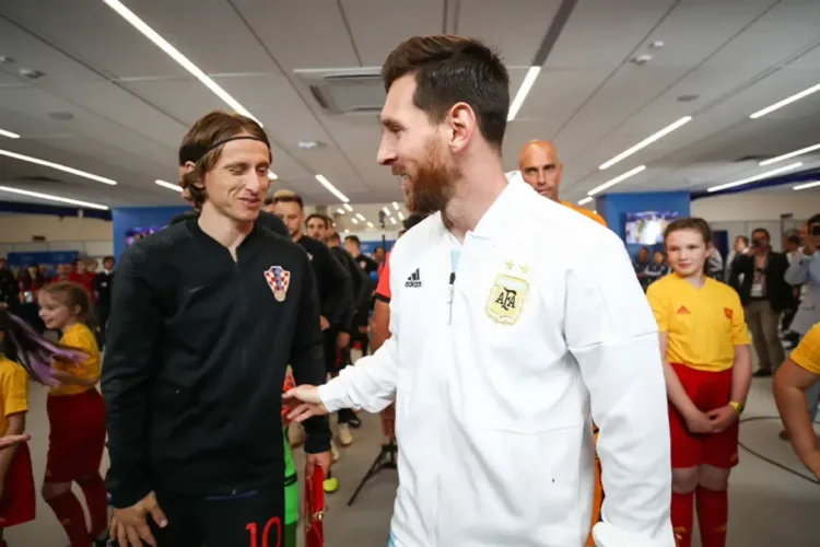 ميسي ومودريتش يتواجهان في نصف نهائي كأس العالم قطر 2022