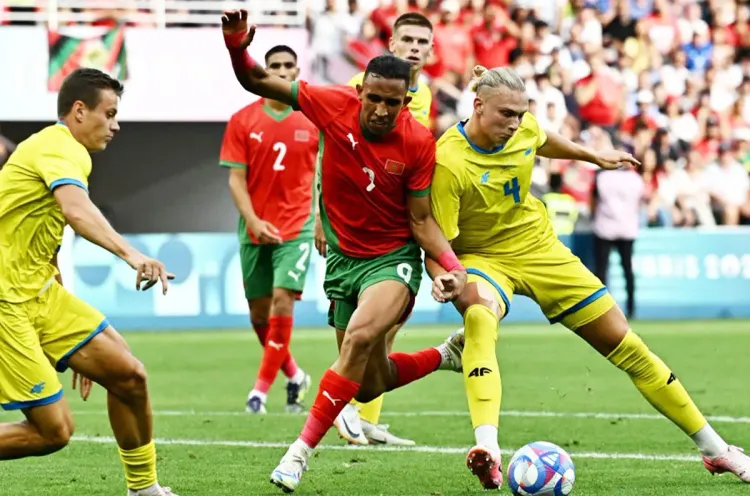 باريس 2024: المنتخب الأولمبي المغربي يخسر أمام نظيره الأوكراني