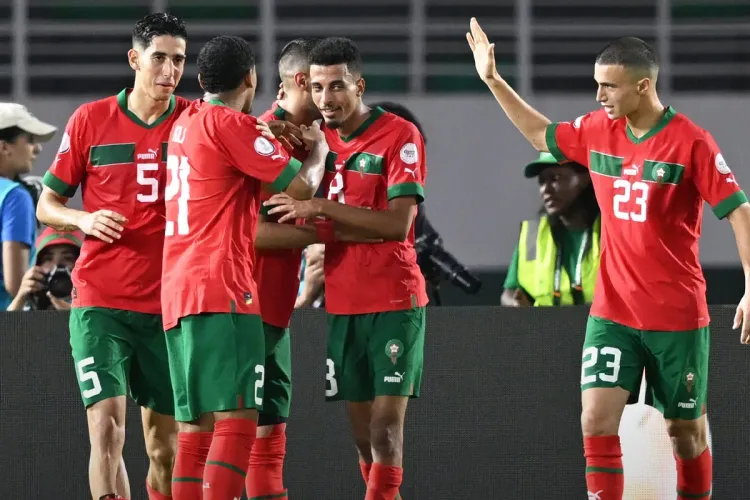 أسود الأطلس يسيطرون على التشكيلة المثالية لدور مجموعات كان 2023