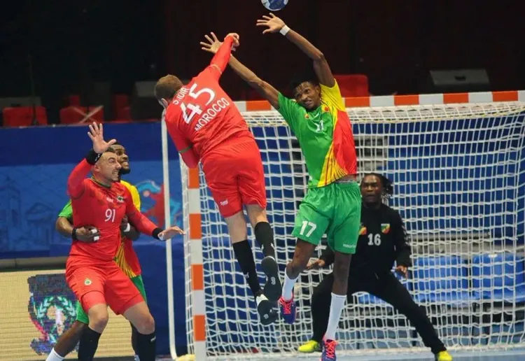 كأس أمم إفريقيا لكرة اليد: المنتخب الوطني المغربي يفوز على نظيره الغابوني