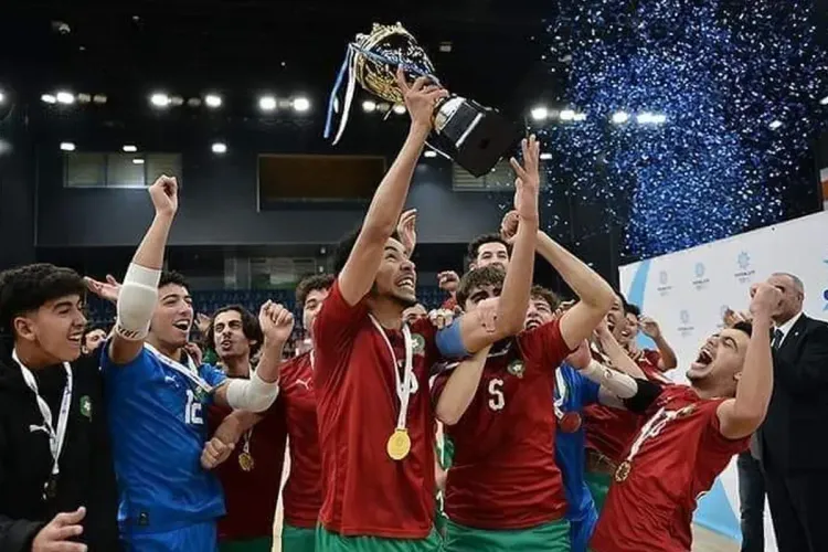 المنتخب الوطني لأقل من 19 سنة لكرة القدم داخل القاعة يتوج بلقب دوري حيضر ألييف بأذربيدجان