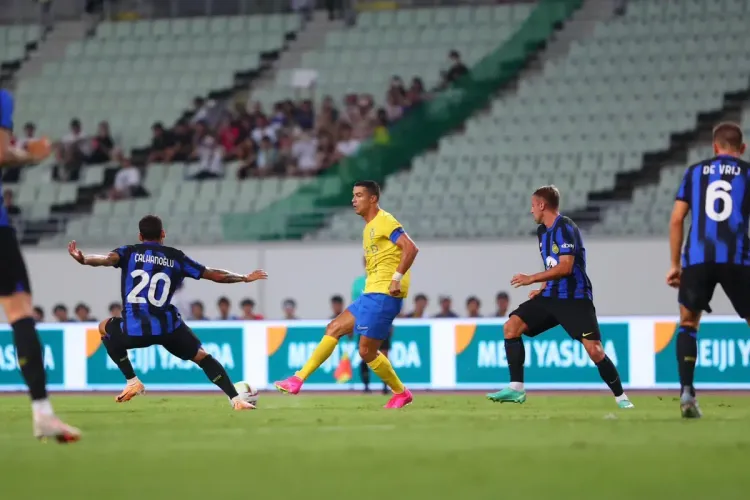 النصر يتعادل وديا مع إنتر ميلان  استعدادا لبطولة الأندية العربية