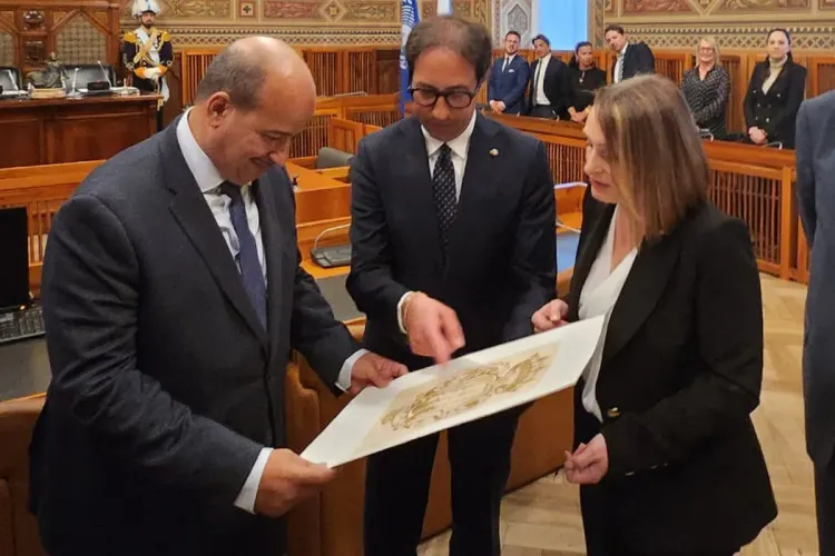 رئيس مجلس المستشارين يتباحث تعزيز التعاون الثنائي مع حاكمي سان مارينو