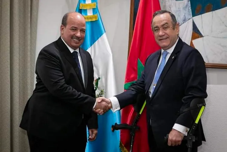 السيد النعم ميارة في استقبال من طرف رئيس جمهورية غواتيمالا