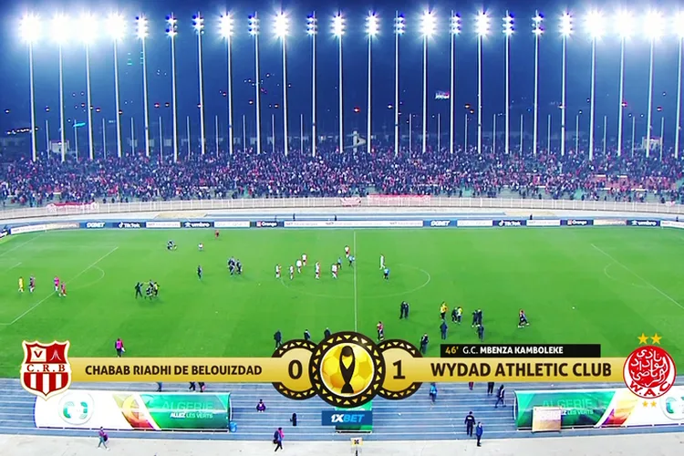 دوري أبطال إفريقيا : الوداد الرياضي يحقق فوزاً ثميناً أمام شباب بلوزداد