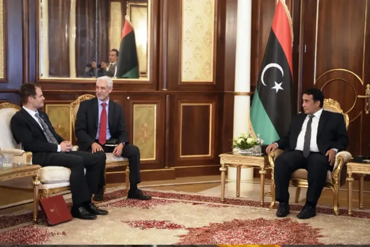 الوزير البريطاني لشؤون الشرق الأوسط وشمال إفريقيا يبحث في طرابلس آخر التطورات السياسية في ليبيا