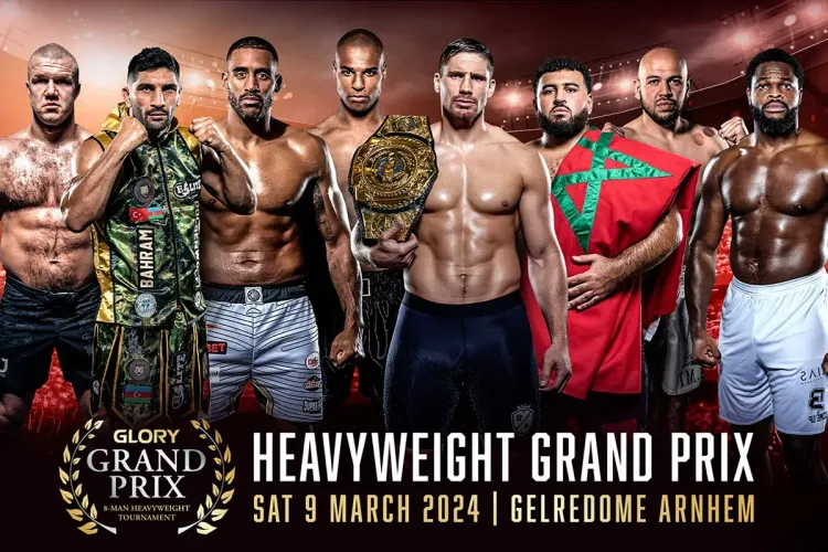 مقاتلون مغاربة ينافسون في أمسية الغلوري GLORY بهولندا