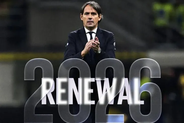 المدرب سيموني إنزاغي يمدد عقده مع إنتر ميلان إلى غاية 2026