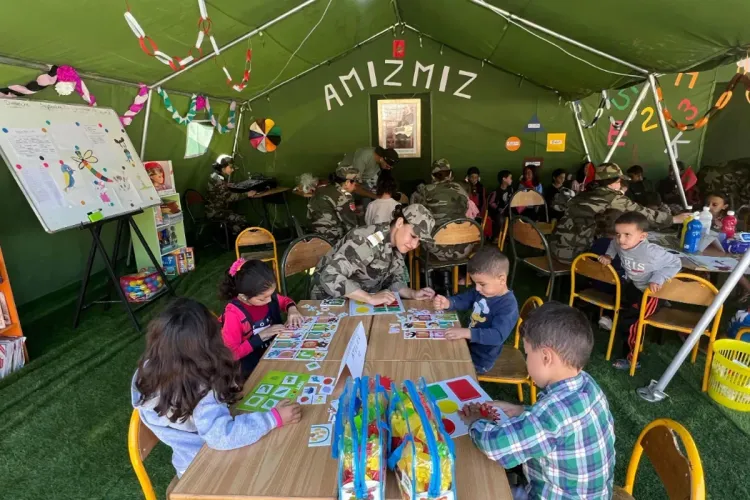 أطفال المناطق المتضررة من الزلزال يحظون بدعم نفسي وأنشطة ثقافية مكثفة