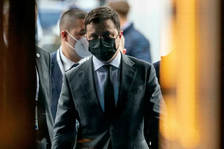 فولوديمير زيلينسكي يطالب بضم أوكرانيا إلى الاتحاد الأوروبي