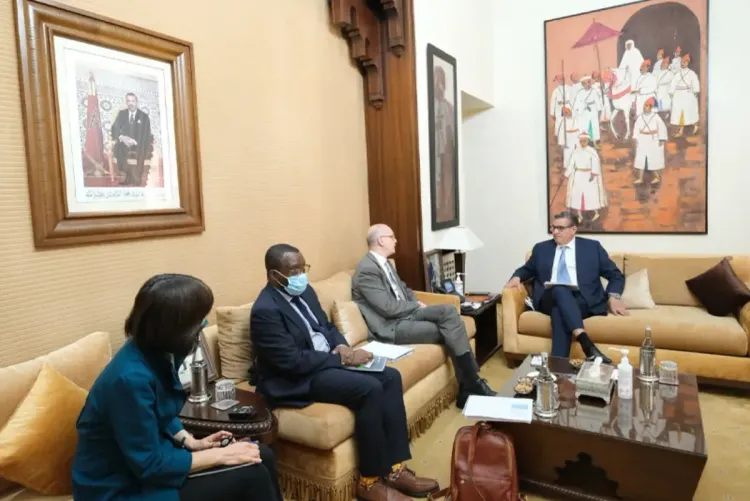 السيد عزيز أخنوش يتباحث مع مدير العمليات لمنطقة المغرب العربي ومالطا بالبنك الدولي