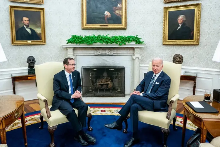 مباحثات تجمع الرئيسين الأمريكي والإسرائيلي في واشنطن