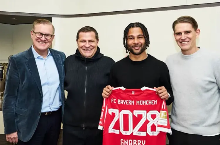 بايرن ميونخ يمدد عقد لاعبه غنابري حتى 2028