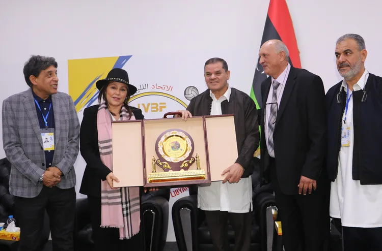 ليبيا: رئيس حكومة الوحدة الوطنية يستقبل بشرى حجيج رئيسة الجامعة الملكية المغربية لكرة الطائرة