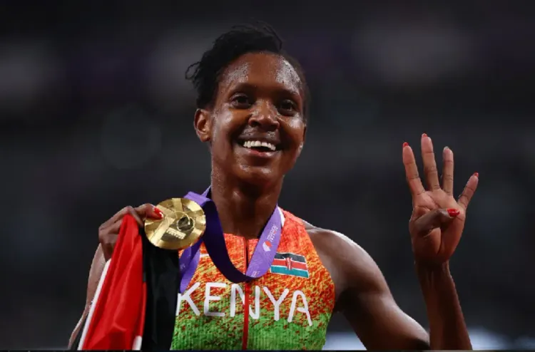 بطولة العالم لألعاب القوى ..الكينية كيبييغون تحرز لقبا رابعا في سباق 1500 م