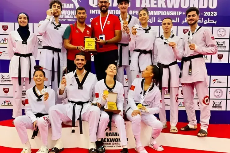 بطولة قطر الدولية المفتوحة للتايكوندو: المنتخب المغربي يتصدر البطولة