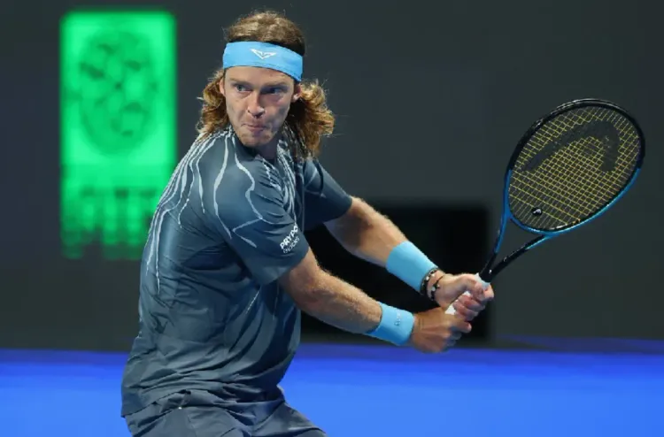 بطولة قطر المفتوحة للتنس .. الروسي روبليف حامل اللقب والفرنسي فيس يتأهلان إلى نصف النهائي