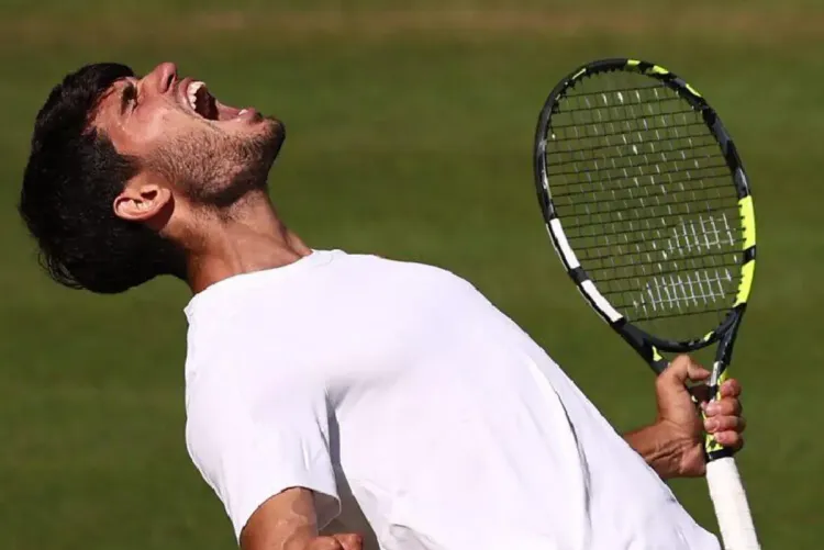 بطولة ويمبلدون لكرة المضرب.. الإسباني ألكاراز يبلغ النهائي للمرة الثالثة تواليا