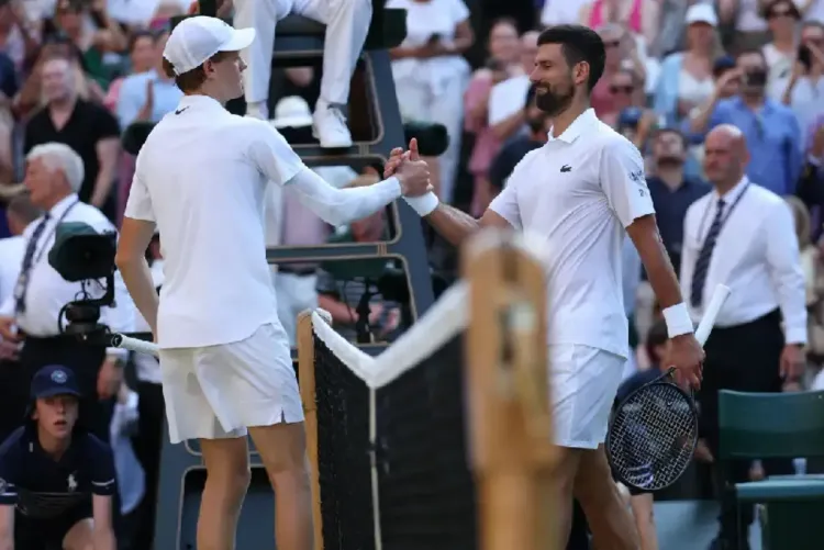 بطولة ويمبلدون للتنس.. الإيطالي يانيك سينر يضرب موعدا مع الإسباني ألكاراز في النهائي