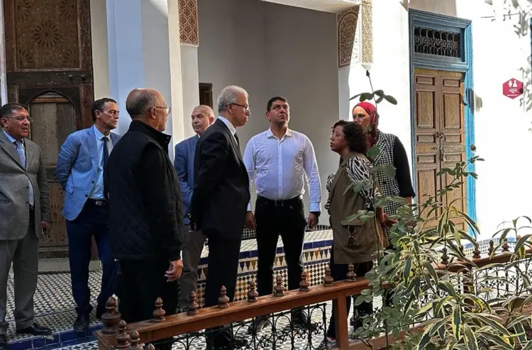 السيد بنسعيد يقوم بزيارات ميدانية لعدد من المآثر والمواقع التاريخية التي تضررت جراء زلزال الحوز