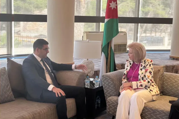 بنسعيد يبحث مع وزير الثقافة الاردنية سبل تطوير التعاون الثقافي الثنائي