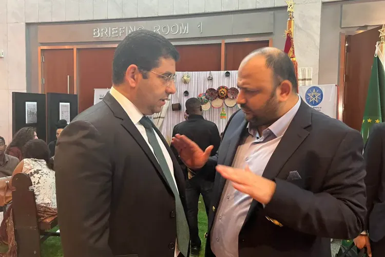 السيد بنسعيد يتباحث مع وزير الشباب الليبي بأديس أبابا